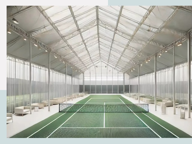 Строительство теннисных кортов в Шелехове