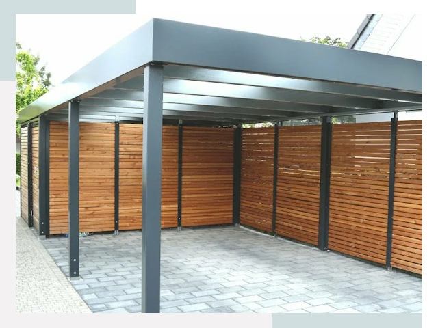 Навесы для парковки в Шелехове