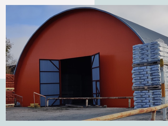 Полукруглые ангары по цене от 643 руб. в Шелехов