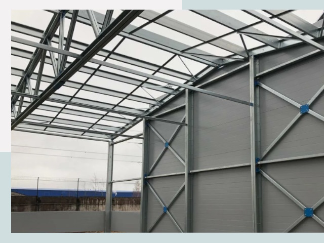 Каркасные ангары от СтальСтрой-Шлх по цене от 643 руб.