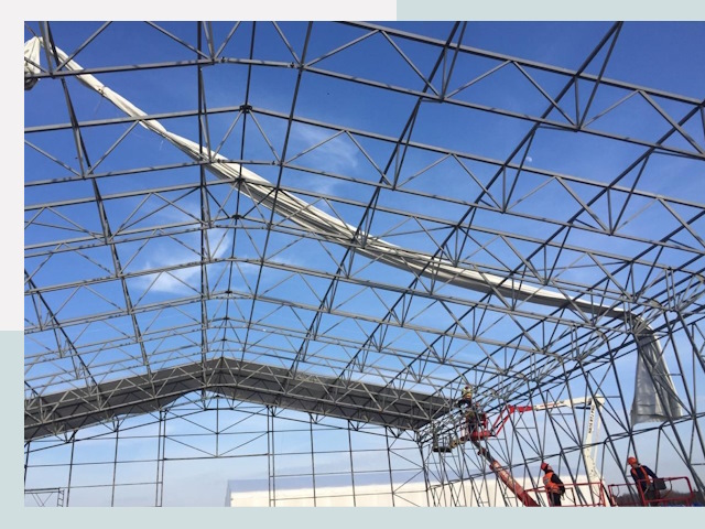 Шатровые ангары от 643 руб. в Шелехове и Иркутской области