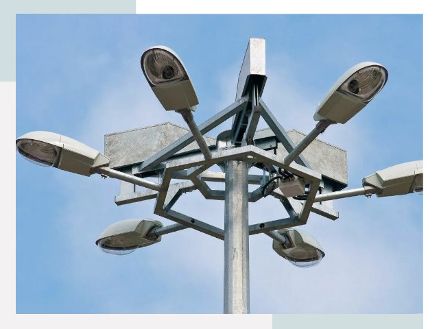 Монтаж осветительных мачт в Шелехове