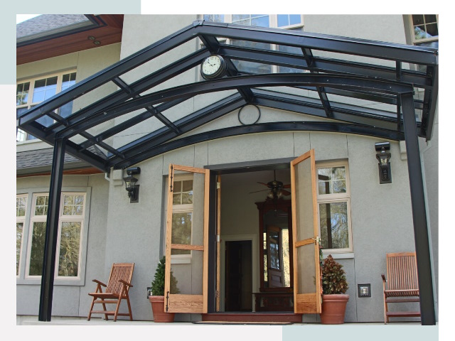 Козырьки металлические в Шелехове