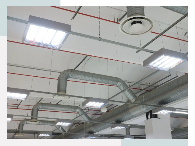 Вентиляция ангаров в Шелехове