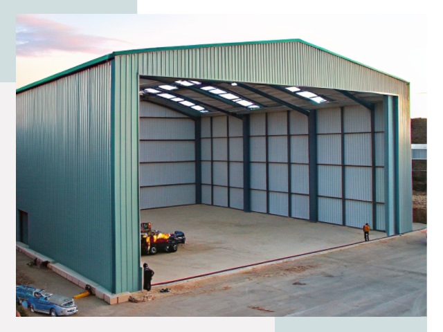 Строительство ангаров в Шелехове